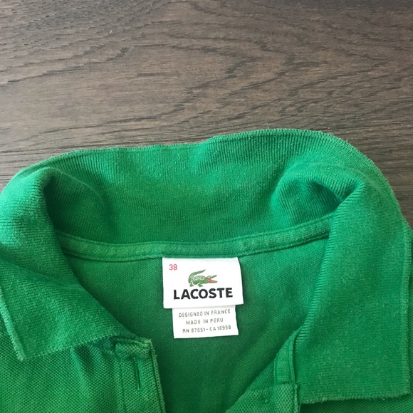 Lacoste Women Polo Shirt (size 38) - Picture 6 of 9